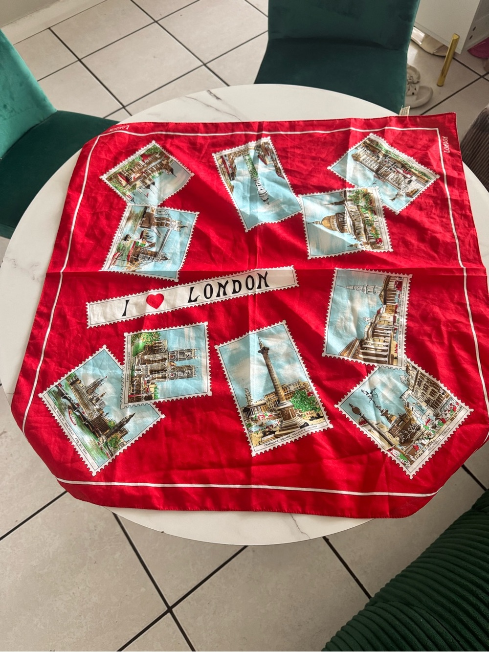I ♥ London Decorative Throw Pillow Cover - Red
